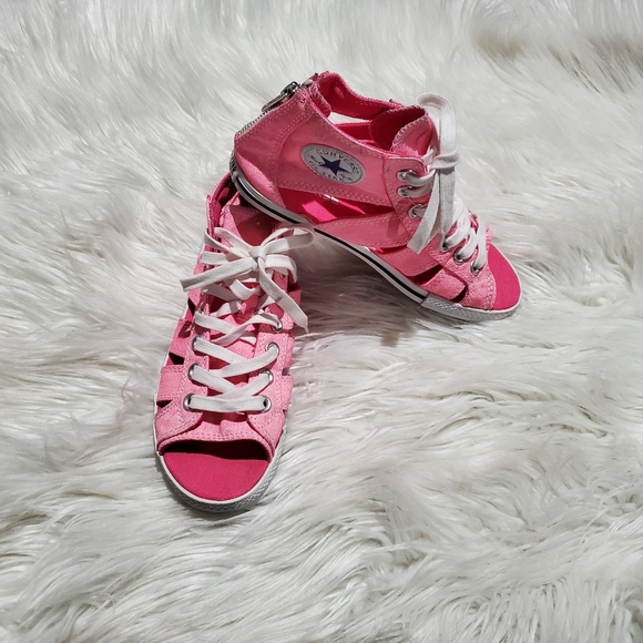 converse gladiator sandals pink